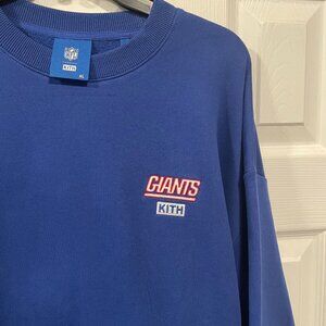 KITH for the NFL: Giants Helmet Nelson Vintage Crewneck